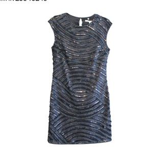 DVF sequin cocktail “Aja” dress - EUC
